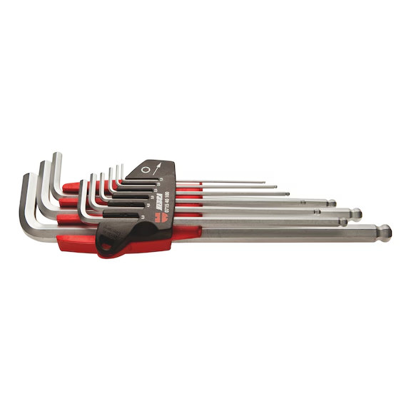 Würth Winkelschraubendreher Satz Innensechskant 9-tlg Kugelkopf 071540100
