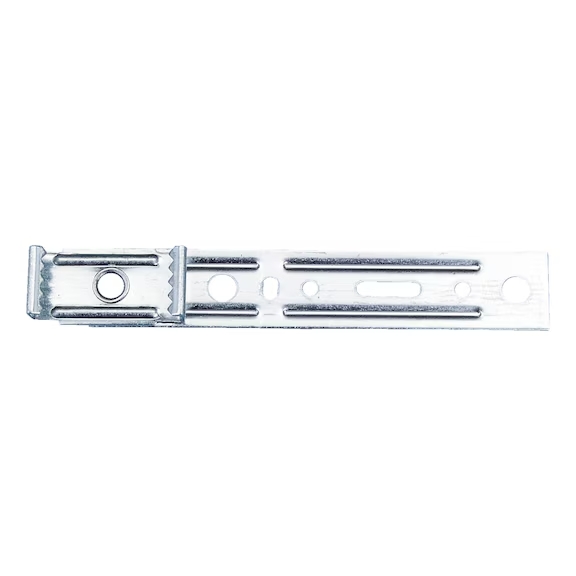 Würth Einschlaganker drehbar für Kunststofffenster KBE Kömmerling Trocal Profine 200 x 25 x 1,25 mm 10 Stück