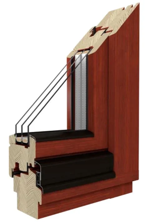 Drutex Holz Fenster Profilsystem: Softline-88 (Kiefer)