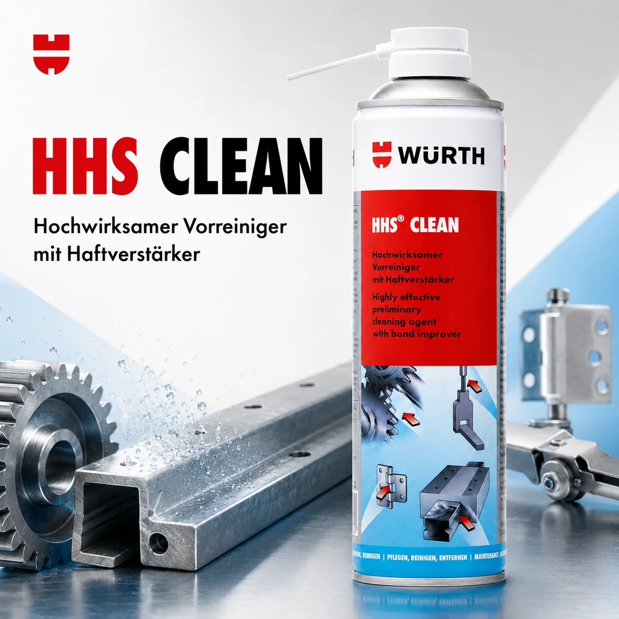 Würth HHS Clean Haftschmierstoff Vorreiniger 500 ml