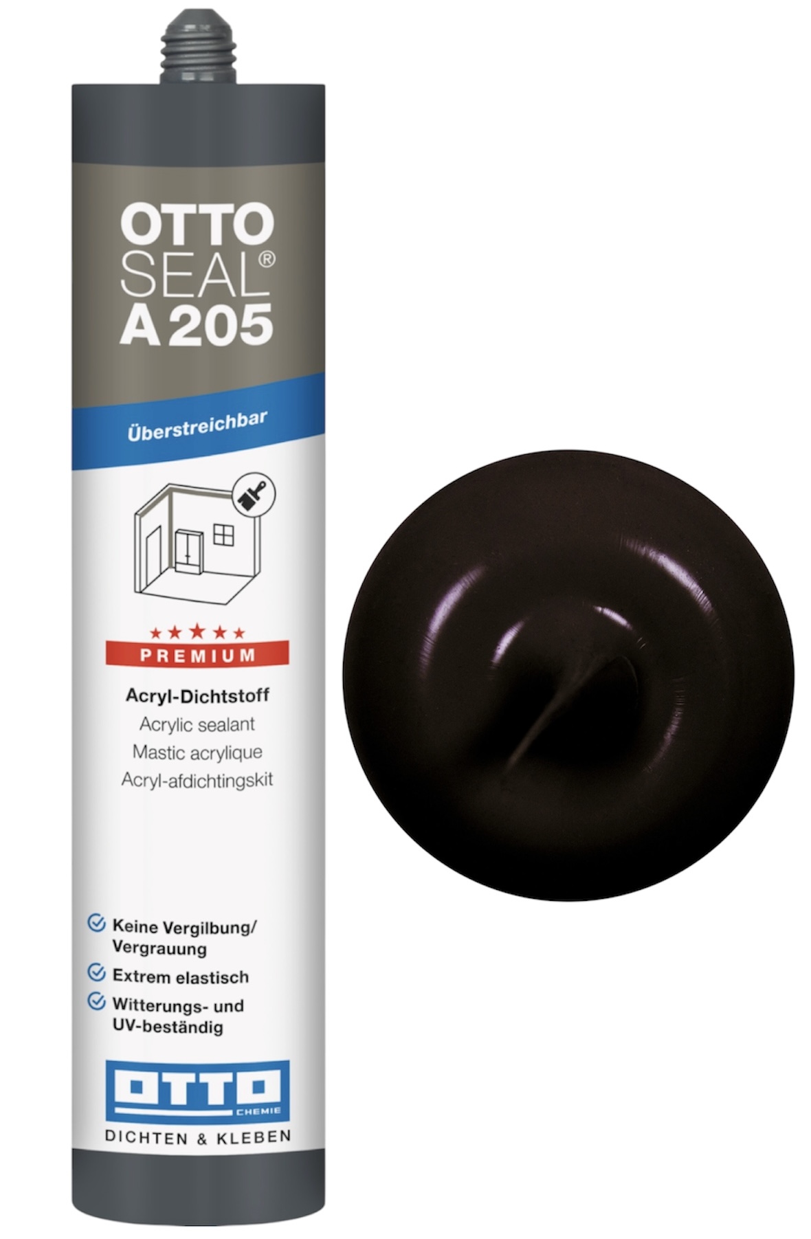 Acryl Dichtstoff A205 Premium Acryl 310 ml Kartusche