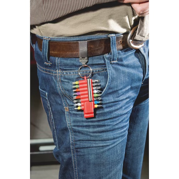 Würth Bit-Set mit Metall-Gürtelclip 17-teilig