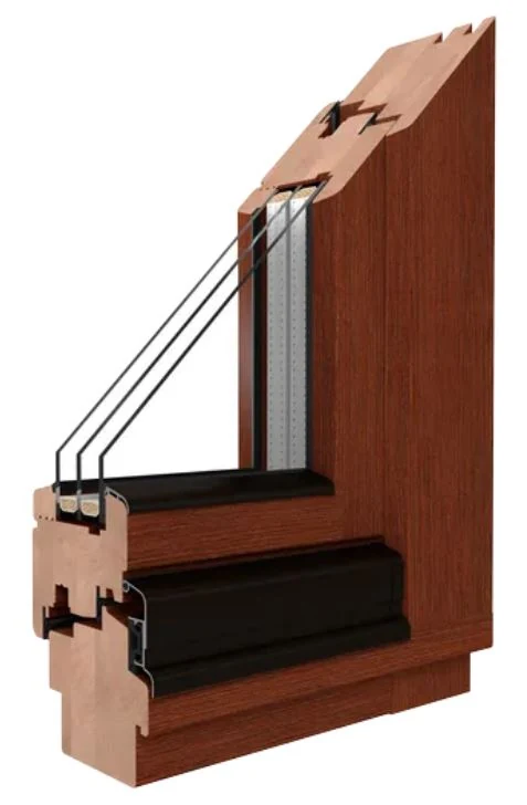 Drutex Holz Fenster Profilsystem: Softline-68 (Meranti)