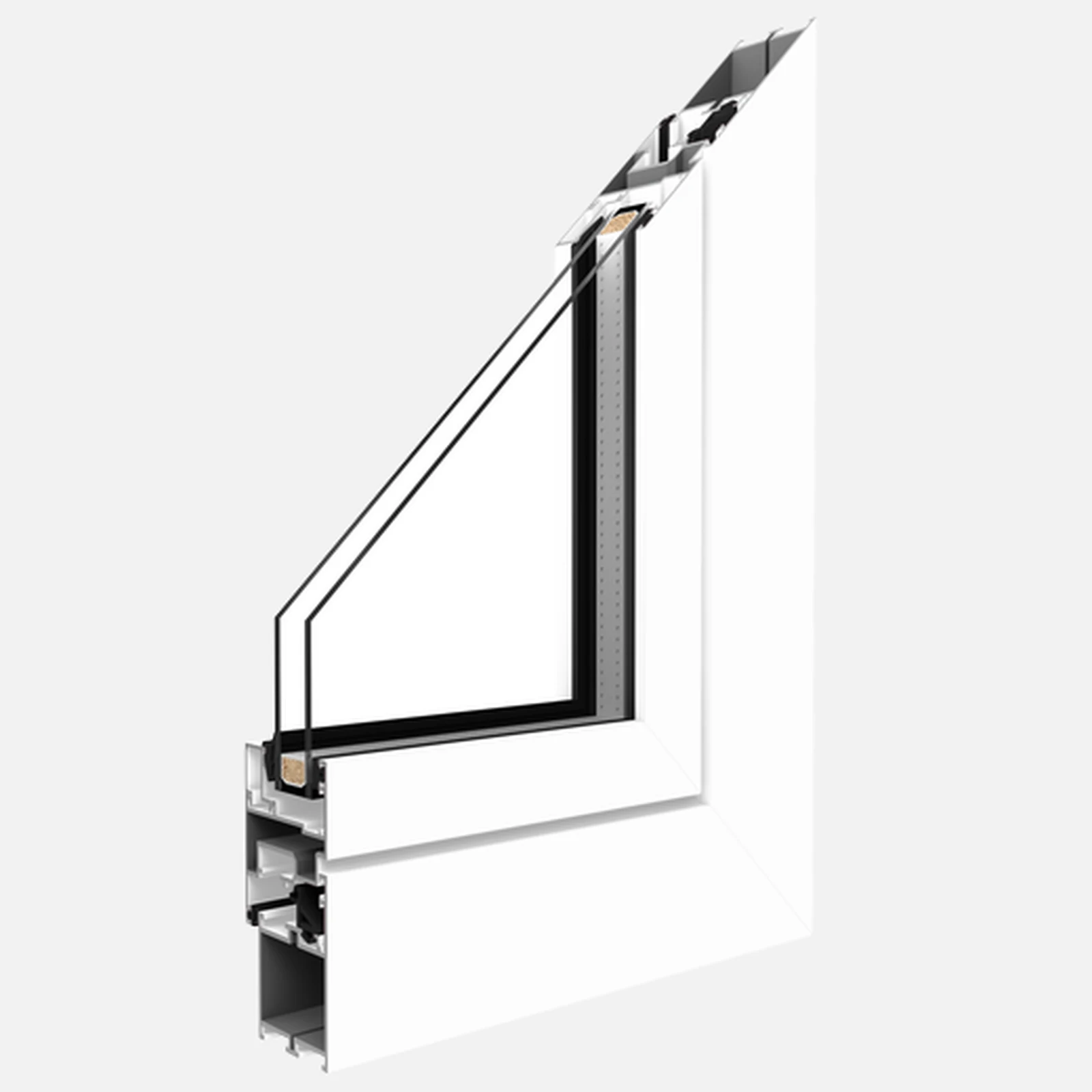 Drutex Aluminium Fenster Profilsystem: MB-45