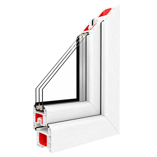 Drutex Kunststoff Fenster Profilsystem: Iglo Light