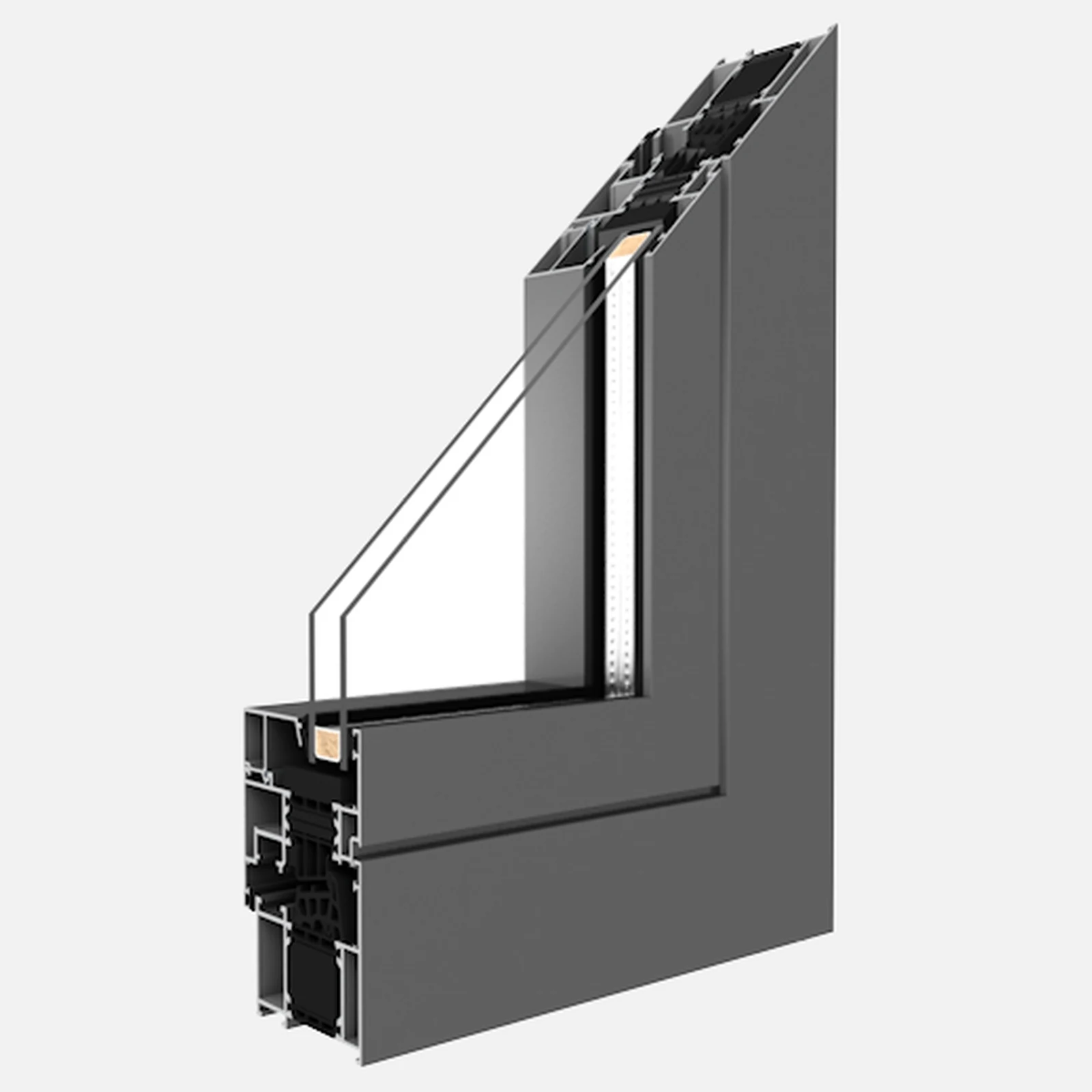 Drutex Aluminium Fenster Profilsystem: MB-79N SI