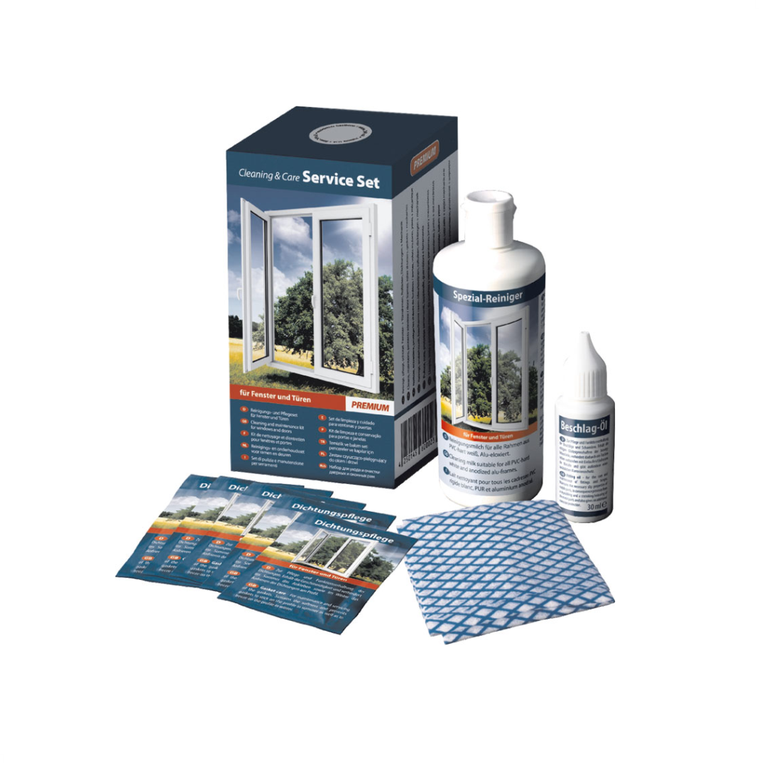 WEISS Cleanig & Care Service Set Premium Milch