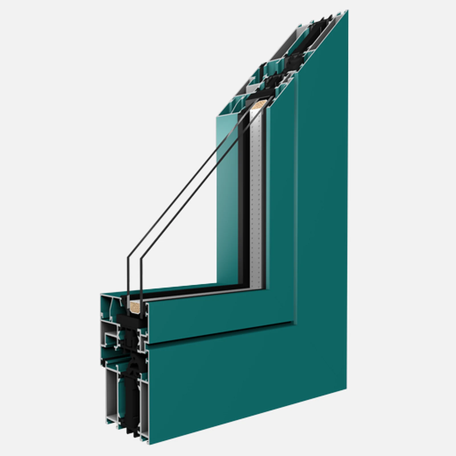 Drutex Aluminium Fenster Profilsystem: MB-70 HI