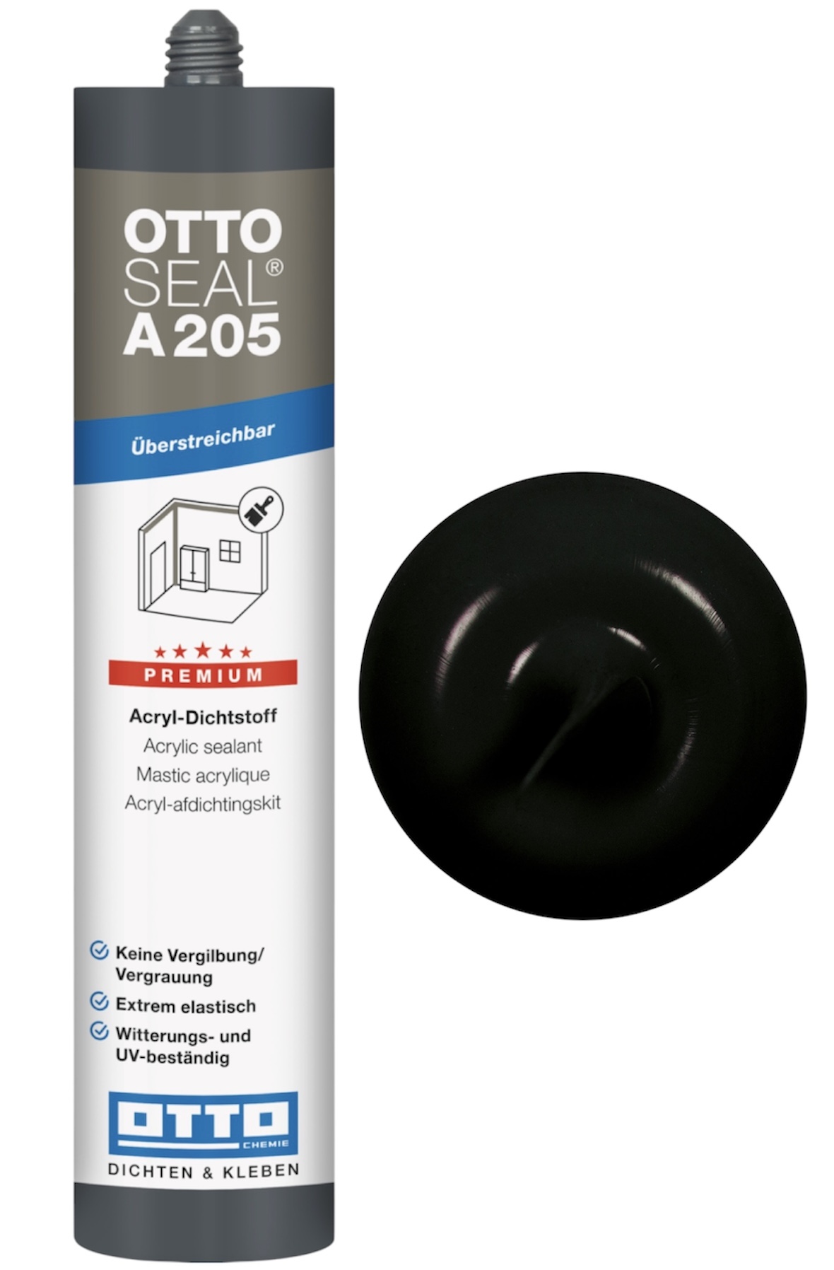 Acryl Dichtstoff A205 Premium Acryl 310 ml Kartusche
