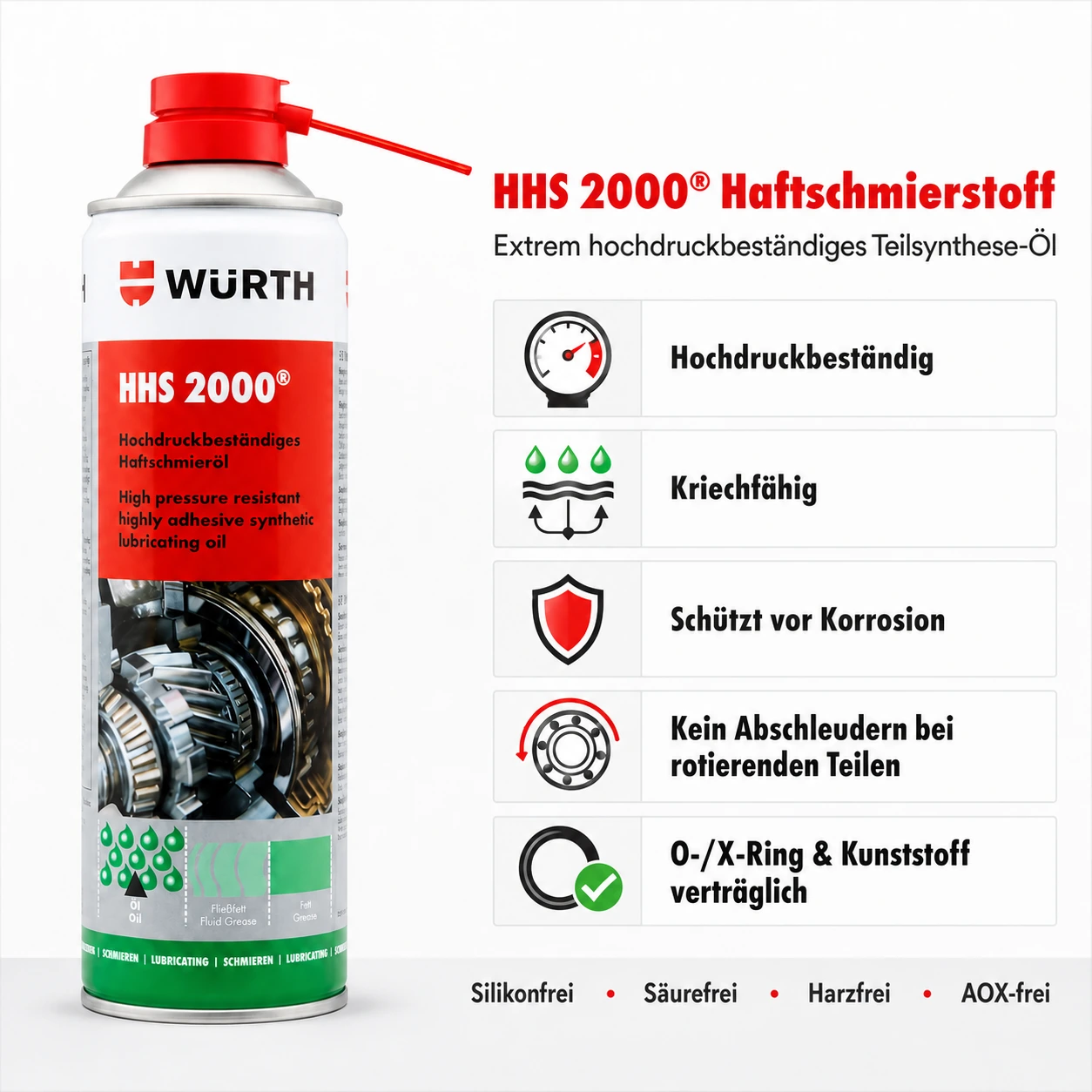 Würth HHS 2000 Haftschmierstoff 500 ml