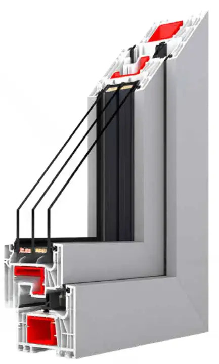 Drutex Kunststoff Fenster Profilsystem: Iglo Edge
