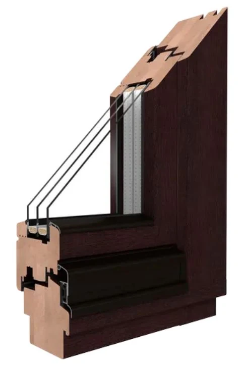 Drutex Holz Fenster Profilsystem: Softline-78 (Meranti)