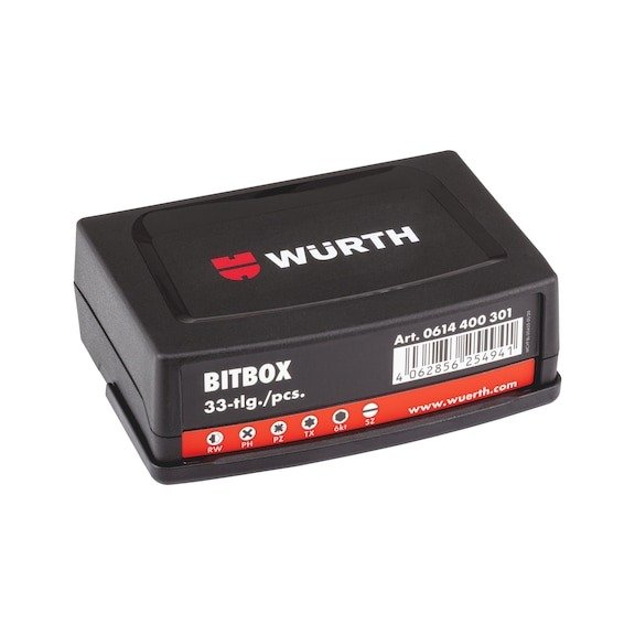 Würth Bitbox 33-teilig mit magnetischem Bithalter